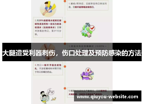 大腿遭受利器刺伤，伤口处理及预防感染的方法